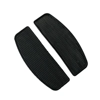 motorcycle front non slip rubber floorboard case for harley touring road king electra glide passenger footboard floorboardpads