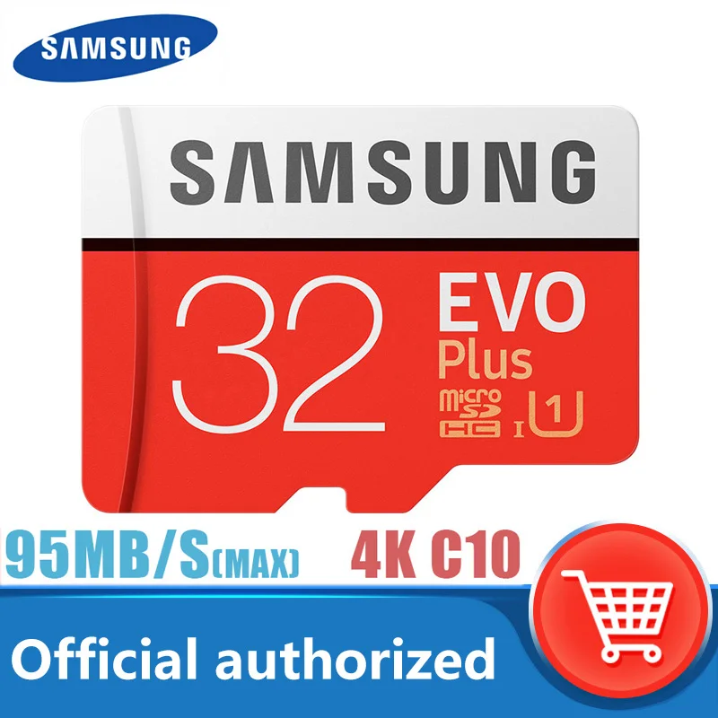 Оригинальный SAMSUNG карта памяти Micro SD 32 ГБ Class10 16 Гб microSD EVO объемом 64 + карты Plus 256 128 TF