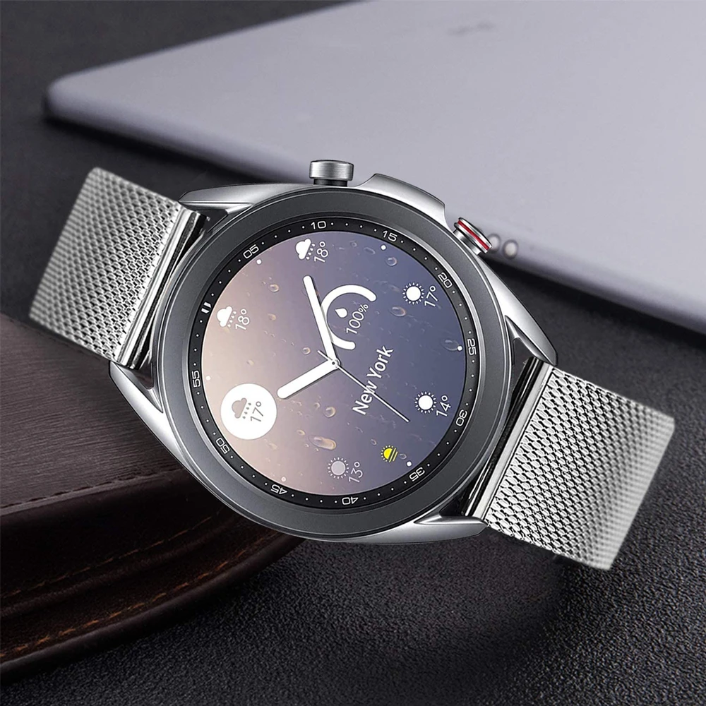 Ремешок Миланская петля 20 мм 22 для часов Garmin кв. Huawei GT 2 46 мм/42 ремешок garmin vivoactive HR 4s