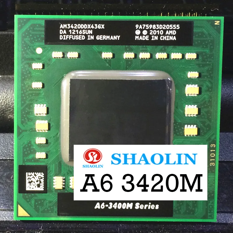 40% скидка AMD A6-Series A6 3420M 1 5 ГГц четырехъядерный четырехпоточный процессор AM3420DDX43GX