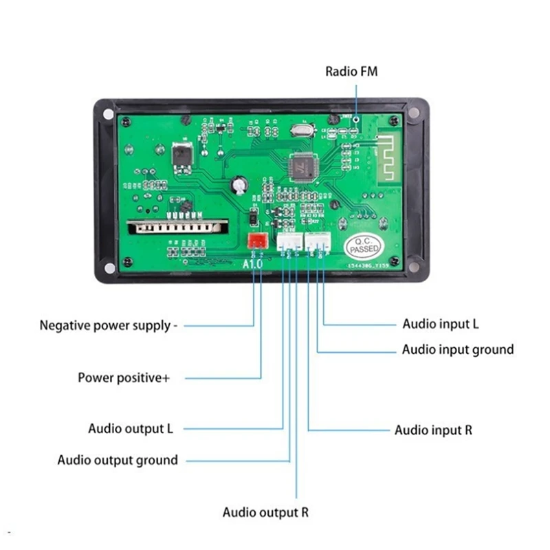 MP3 декодер плата аудио DAC USB плеер WMA WAV FLAC APE HiFi декодирование без потерь с