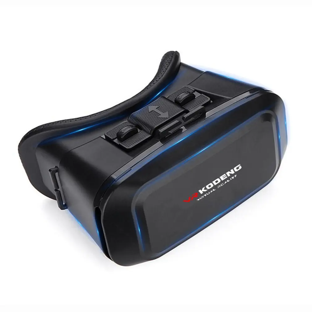 K2 3D Vr Виртуальная реальность Vr очки натуральная кожа маска для глаз умный шлем Стерео игры кино коробки подходит для смартфона