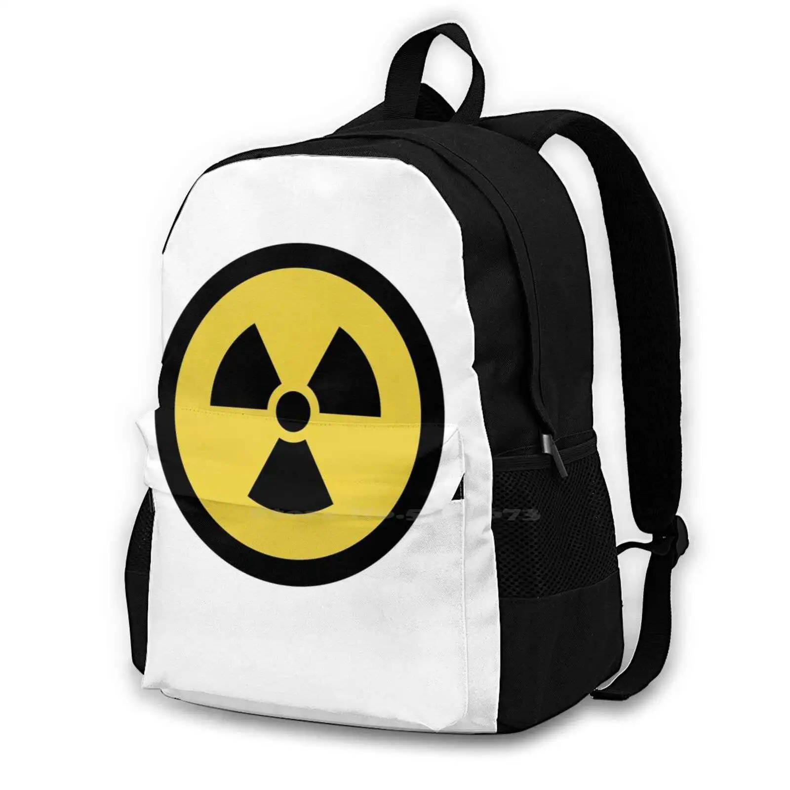 

Radiation Warning School Bag Big Capacity Backpack Laptop 15 Inch Radiation Warning Rad Radiate