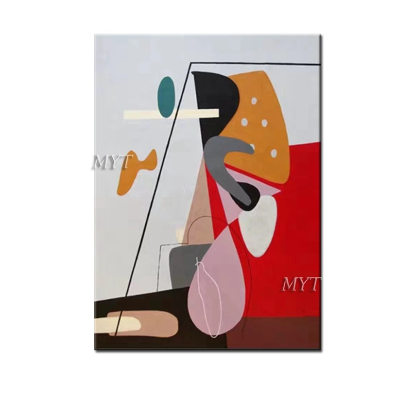 Новое поступление абстрактный Пикассо ручной работы Картина маслом Репродукция