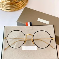 new york thom brand retro round glasses frame men women optical prescription eyewear classic vintage reading eyeglasses tbx915
