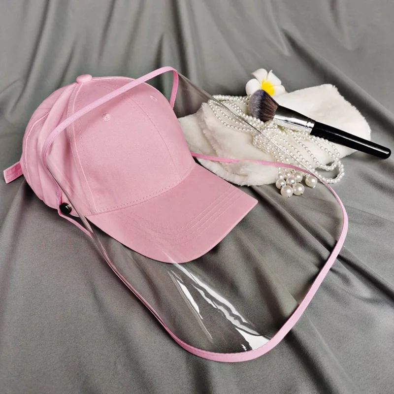 

Anti Mask Detachable Shield Protective Baseball Cap Antiviral mask Protective Running Protective Cover