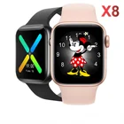 Умные часы X8, 2021 дюйма, HD, Bluetooth, звонки, пользовательские обои, пульсометр, спортивные модные умные часы PK W26 T500 X6 X7, новинка 1,54