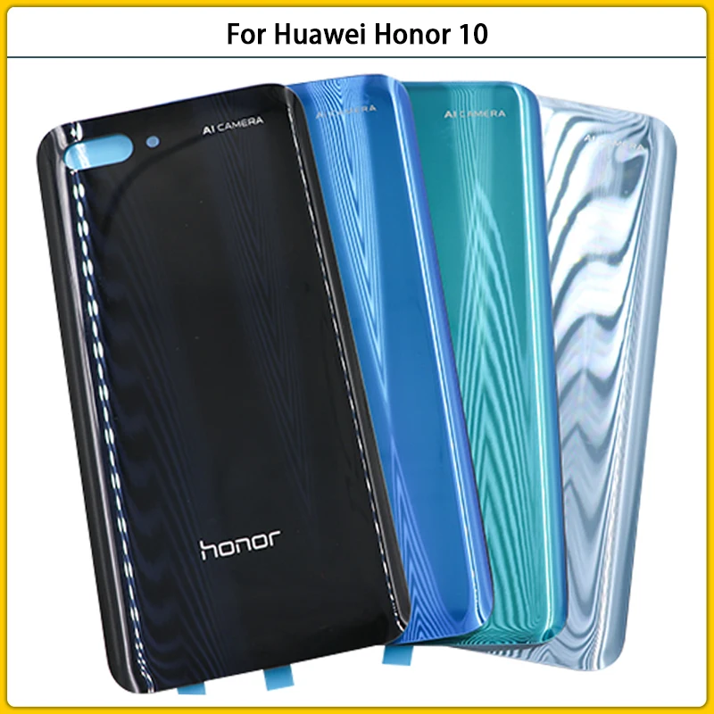 Новый корпус батареи чехол стекло для huawei honor 10 батарея задняя панель Задняя