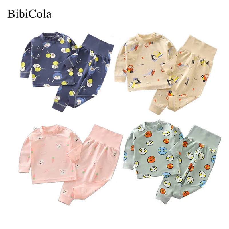 

Baby Kids Pajamas Sets Cartoon print Cotton Boys Sleepwear Suit Autumn Girls Pajamas Long Sleeve Pijamas Tops+Pants 2pcs Cute