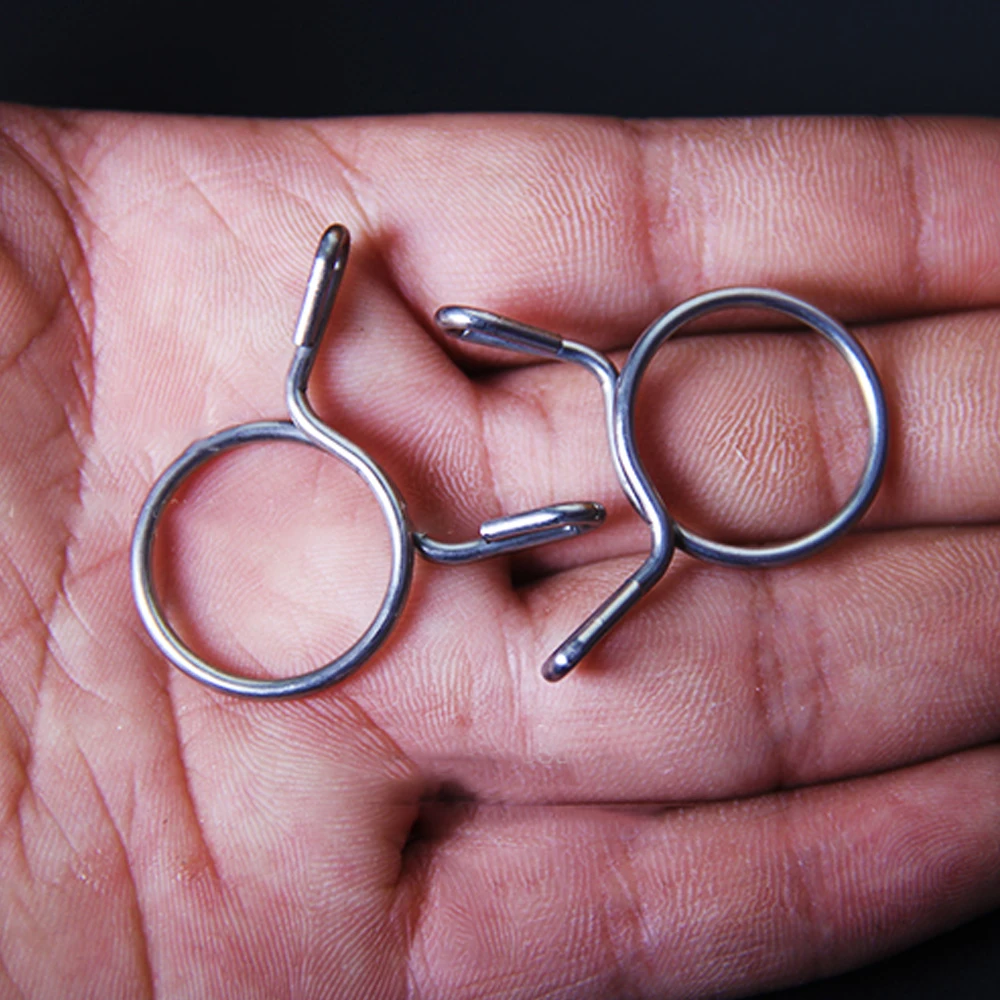 

3mm-29mm stainless steel spring hose clamp hand pinch quick installation tubing pipe clip