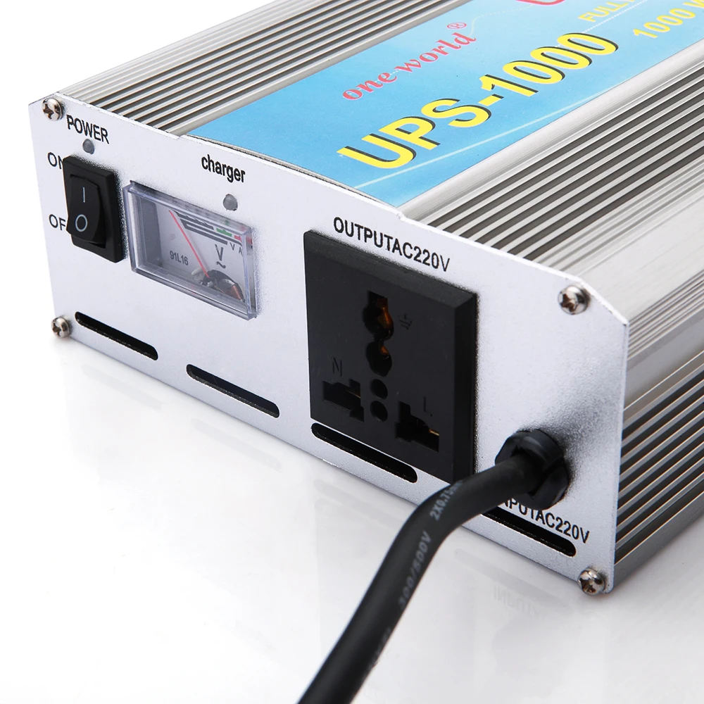 Инвертор солнечной энергии 1000 Вт с зарядным устройством модифицированный