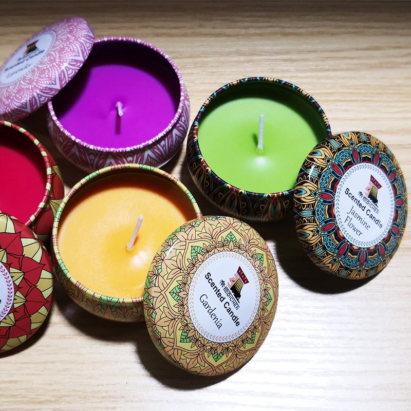 Большой горшок в китайском стиле Ароматизированная свеча чистый растительный