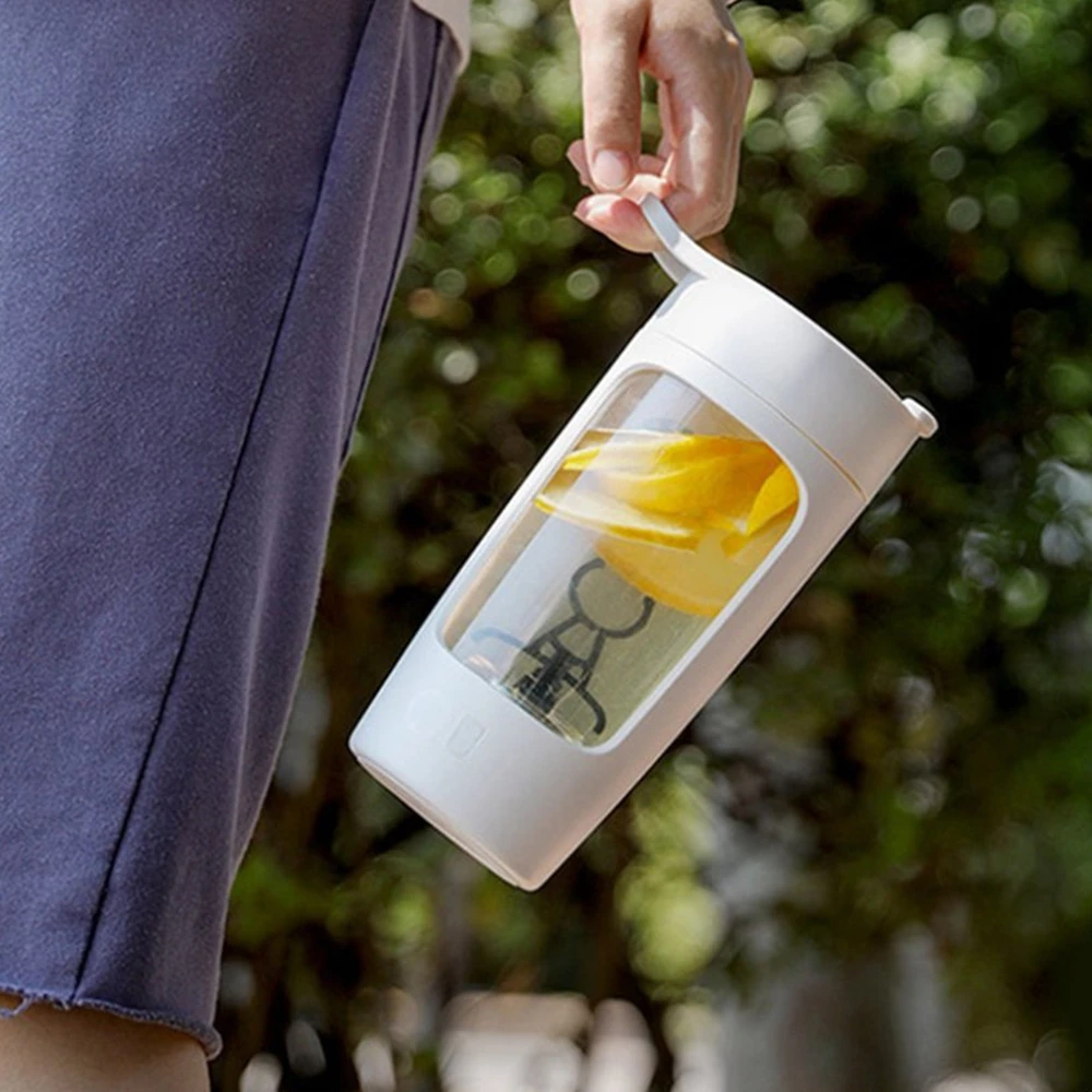 Портативная герметичная емкость 650 мл USB Перезаряжаемый шейкер для белкового