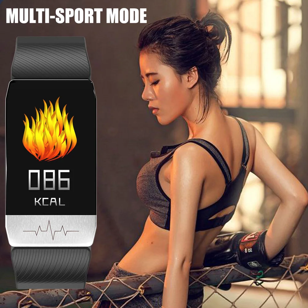 

Smart Watch Body Thermometer Temperature Monitor Bracelet Waterproof Exercises Bracelet DQ-Drop