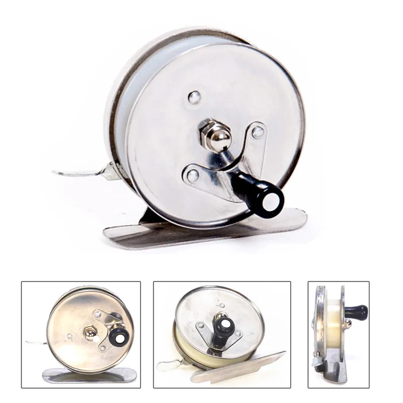 Портативная мини-Рыболовная катушка для зимнего спиннинга простые катушки