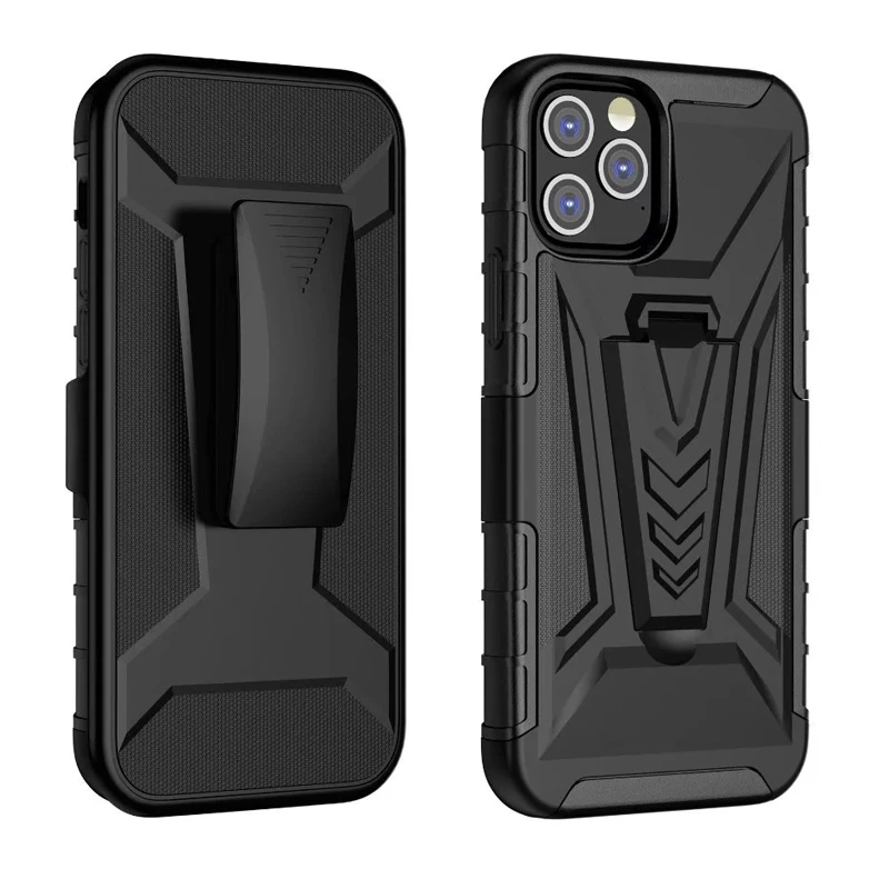 Чехол для iPhone 13 12 Mini Black Hybrid Holister Defender Builder + Зажим ремня iphone 11 Pro XR XS MAX 7 8 PLUS SE 2 |