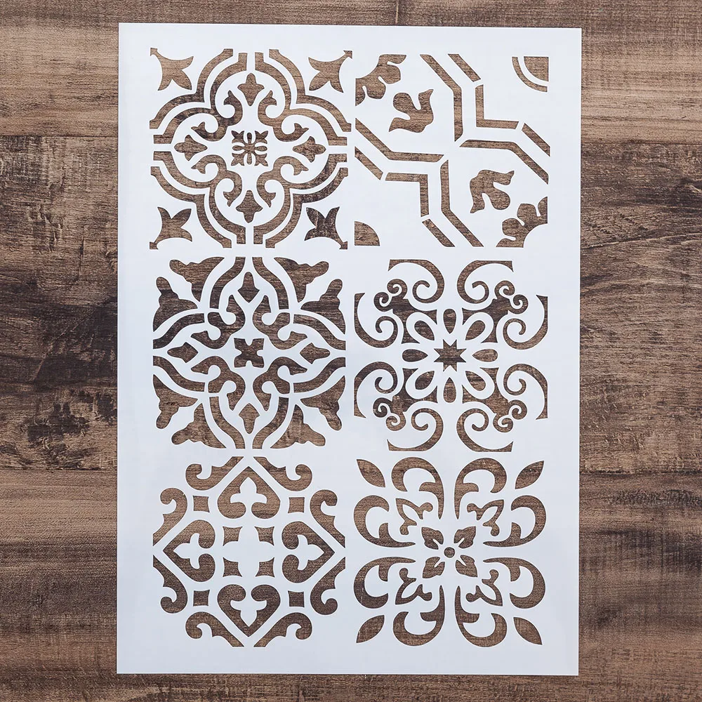 Трафареты A4 A3 A2 для настенной живописи сделай сам альбом скрапбукинга фотоальбом