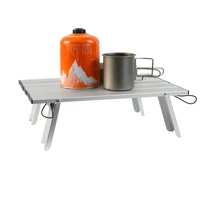2021 new mini aluminum folding table multifunctional portable outdoor camping picnic tableware barbecue home office desk