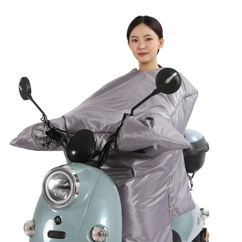 

Motorcycle Windshield Scooters Leg Cover Knee Blanket Warmer Waterproof In Winter Handlebar Muff Quilt Leg Protection Gloves