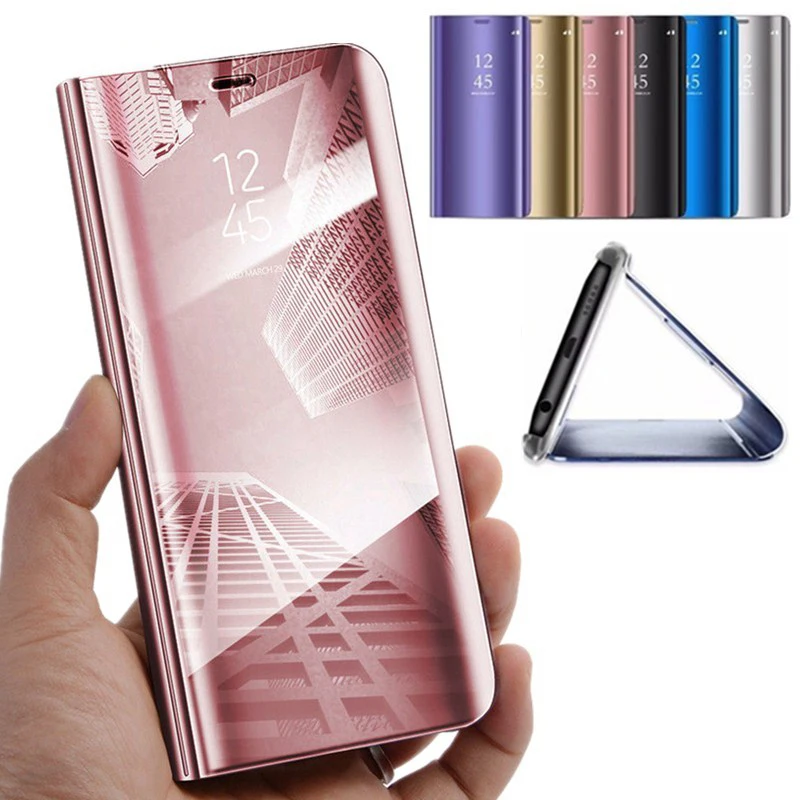 Роскошное умное зеркало флип чехол для телефона Asus Zenfone Max Pro M2 ZB631KL ZB630KL прозрачный