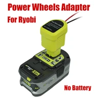 power wheels adapter for ryobi 7 2 20v lithium ni mh battery dock power connector 14 awg diy tools