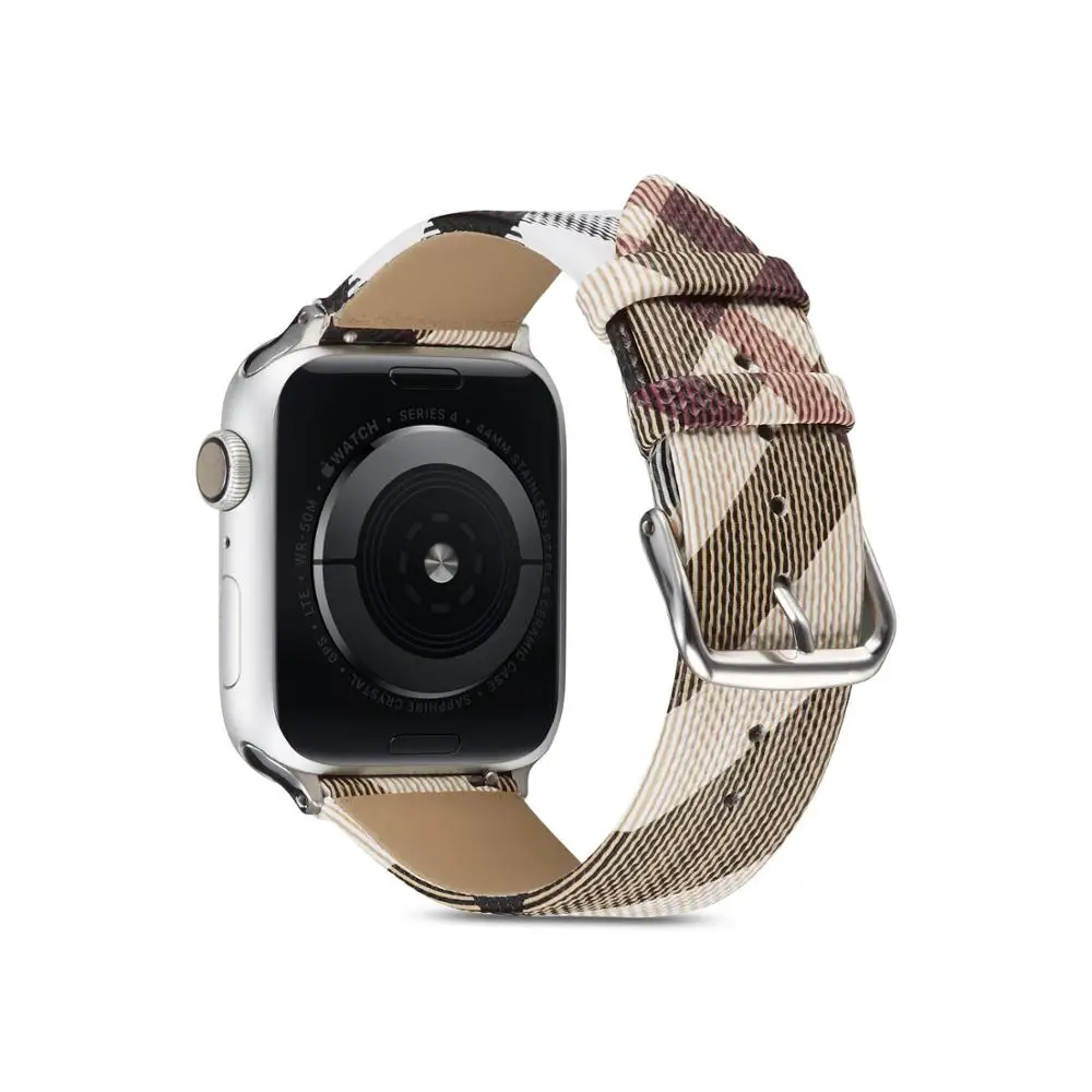 Ремешок кожаный хорошо изготовленный для Apple Watch Band Series 5/4/3/2/1 38 мм 42 спортивный