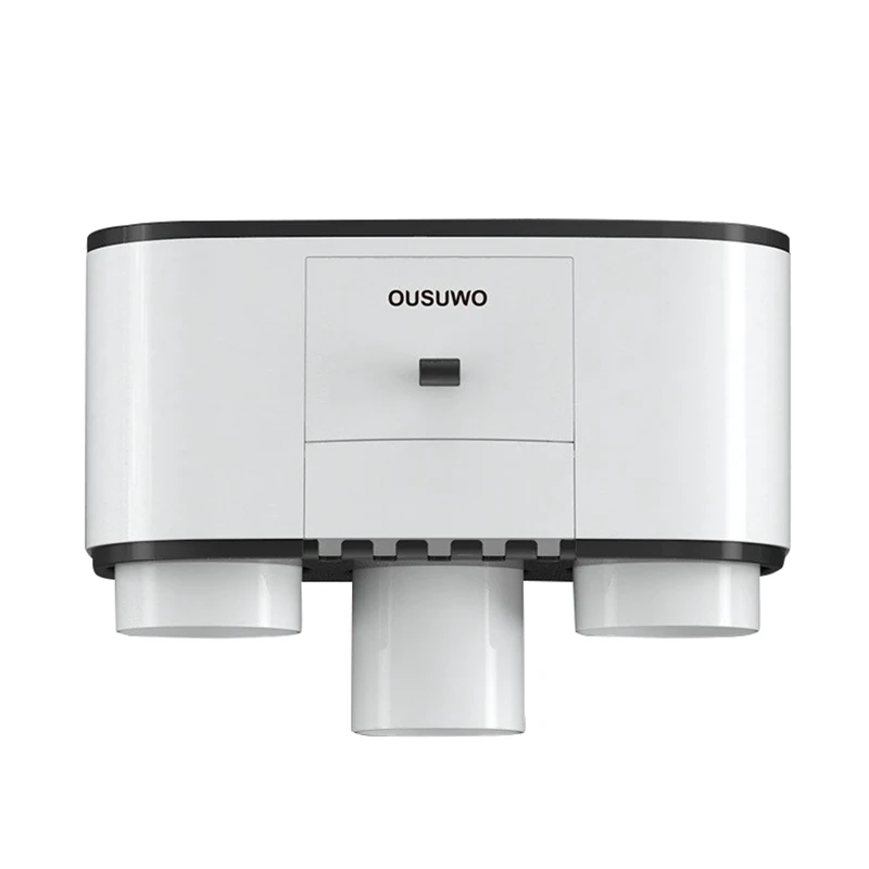 

OUSUWO Toothbrush Holder Mouthwash Cup Set Wall Mount Magnetic Adsorption Inverted Cup Toothpaste Storage Rack
