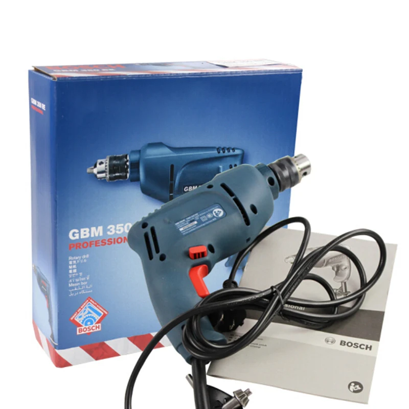BOSCH GBM350RE ручная дрель пистолет портативная многофункциональная регулировка