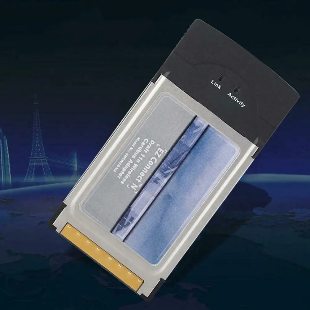Новая беспроводная сетевая карта SMC SMCWCB-N2 PCMCIA 300M беспроводная сетевая карта подключение N Pro PCMCIA WiFi WLAN карта 2,4 ГГц