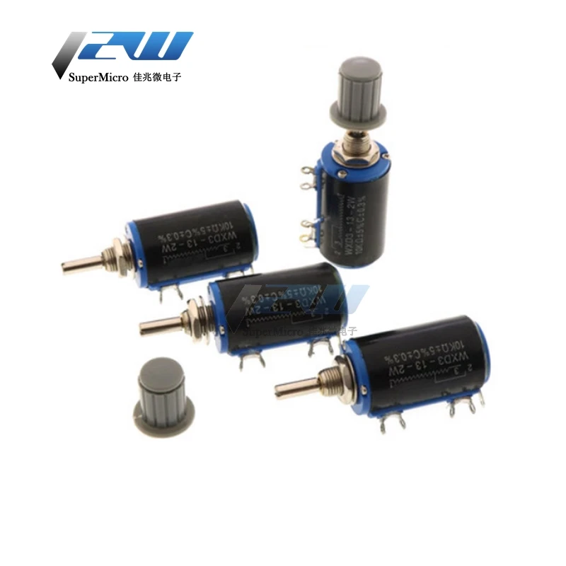 WXD3 13 2W 10K 100/220/470/680 ohm намоточный многооборотный потенциометр 1K 2 K 4 7 5 6 8 47K 100K