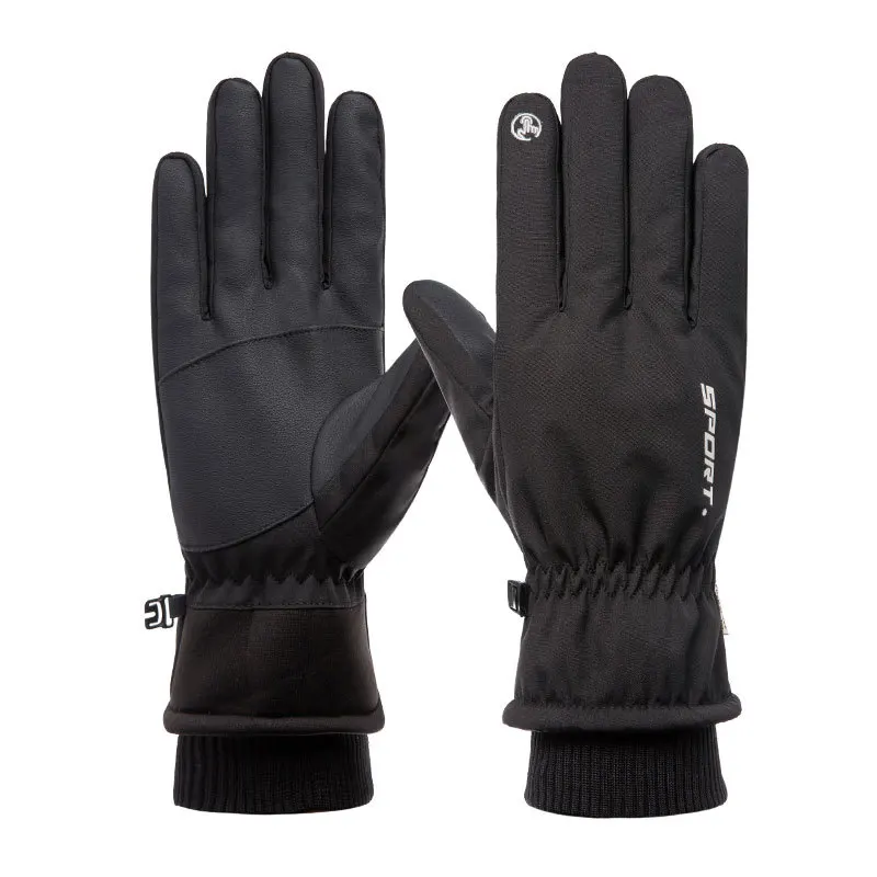 

New Winter Warm Gloves Men Womens Touch Screen Non-slip Waterproof Thicken Skiing Cycling Outdoor Sport Warm Gloves -40