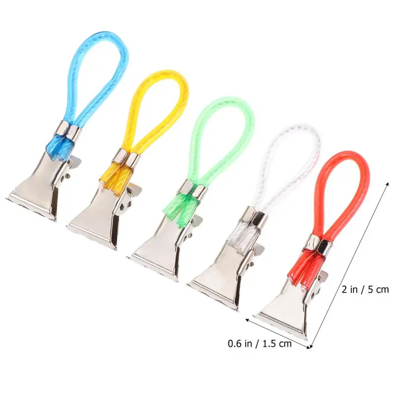 20 шт. металлические зажимы для полотенец пластиковые цветные веревки держатель