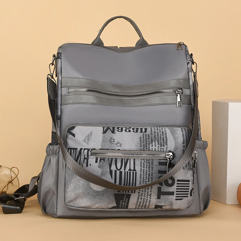 

Fashion Women Backpack for Teenage Girl Mochila Feminina Ladies Backpacks Nylon Waterproof Casual Bagpack Female Bag 2022 New