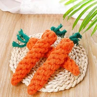 pet supply high quality pet dog toy carrot shape rope puppy chew toys teath cleaning outdoor fun training