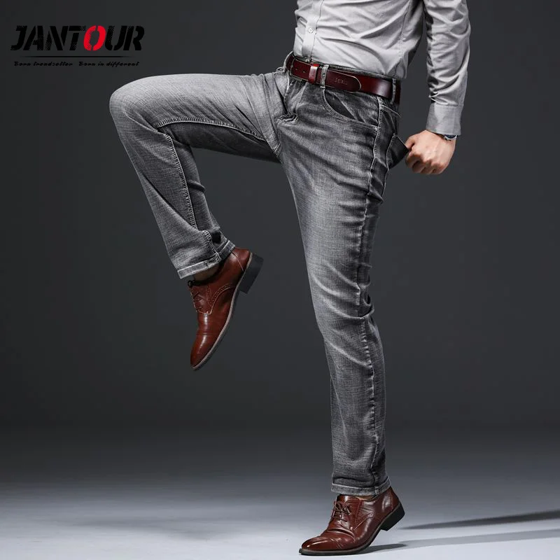 2020 Новое поступление высококачественные хлопковые прямые эластичные джинсы