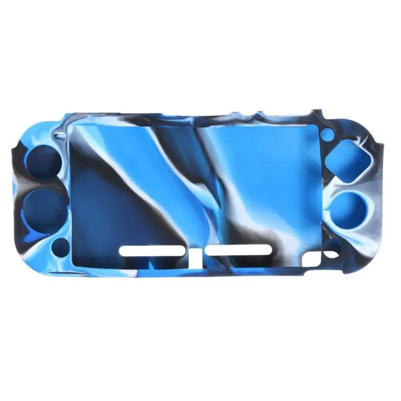 Camouflage Blue Силиконовый защитный чехол для Switch Lite, мягкий камуфляжный чехол, силиконовый чехол, пригодный для nintendo NS Fundas Coque - Цвет: Camouflage Blue