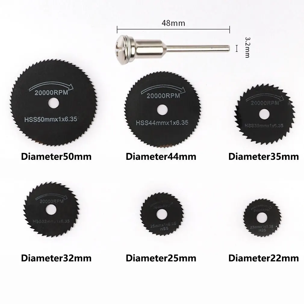 

High Speed Steel Cutting Blade Connecting Rod Electric Grinder Saw Blade Mini Woodworking Metal Cutting Electric Grinder Slice