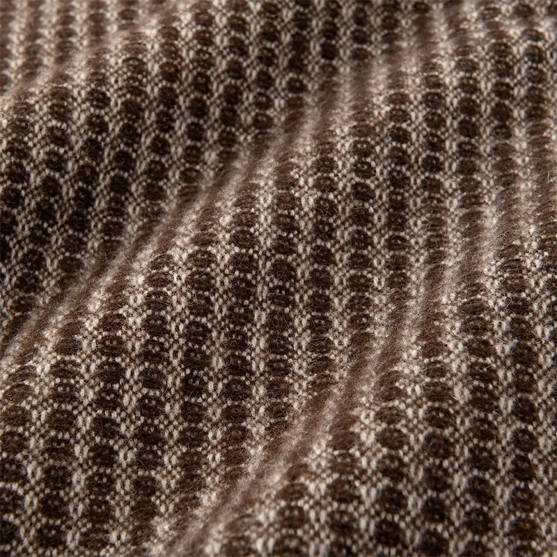Manta de lana 100% de marca de lujo, funda de sof&aacute; de lana suave, bufanda c&aacute;lida port&aacute;til, chal, colcha a cuadros en la cama, forro polar de punto-3