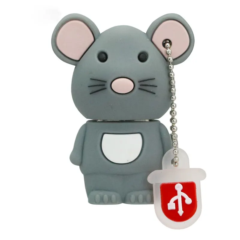 USB флеш накопитель животных черный белый цвет кошки с изображением флэш Мышь 8 Гб