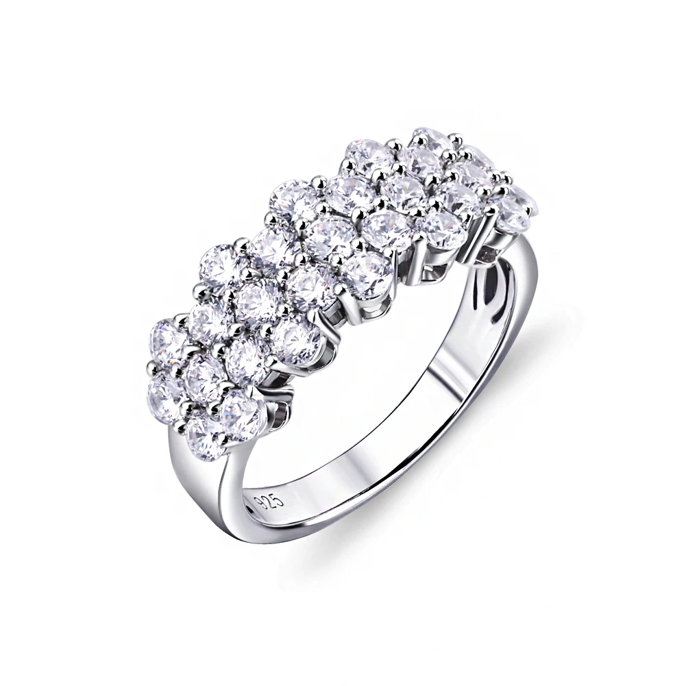 

GZ ZONGFA Лидер продаж 925 стерлингового серебра для женщин, хорошее ювелирное изделие, модная пара 4A кольцо с кубическим цирконием для женщин