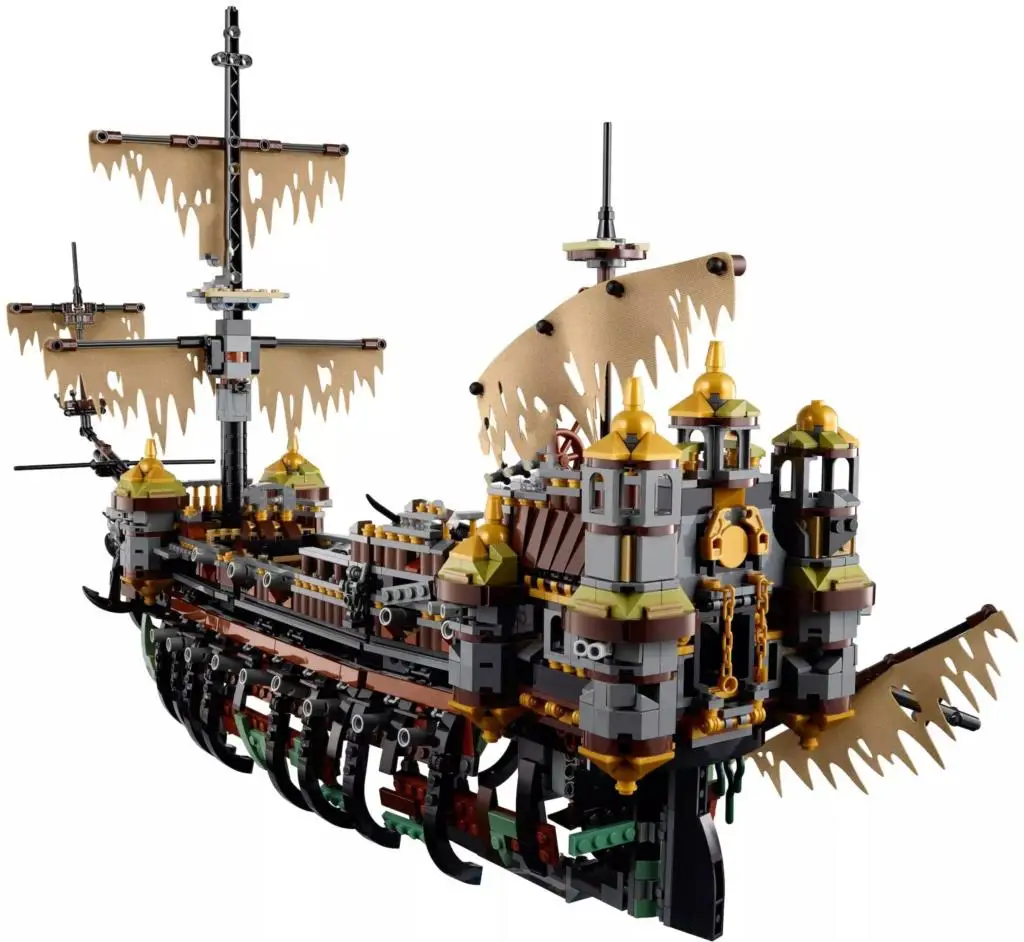 Пират Карибы silent Mary ghost ship фигурка из фильма капитан Джек Воробей классический корабль-стиль