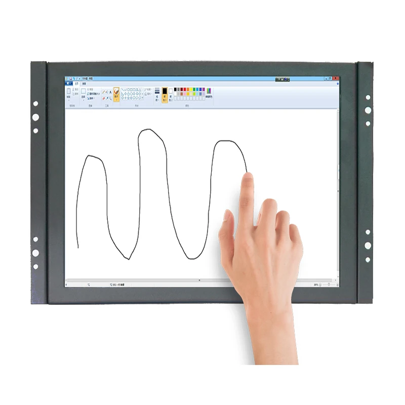 8 дюймов HDMI сенсорный монитор TFT lcd HD цветной экран монитор 4:3 1024x768 с AV/VGA/HDMI/BNC/USB входом для домашней безопасности CCTV PC