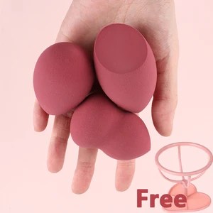 Спонж для макияжа в виде капель воды, 3 шт., для нанесения основы под макияж, для пудры, спонжи для смешивания, косметические инструменты для красоты, женская красота