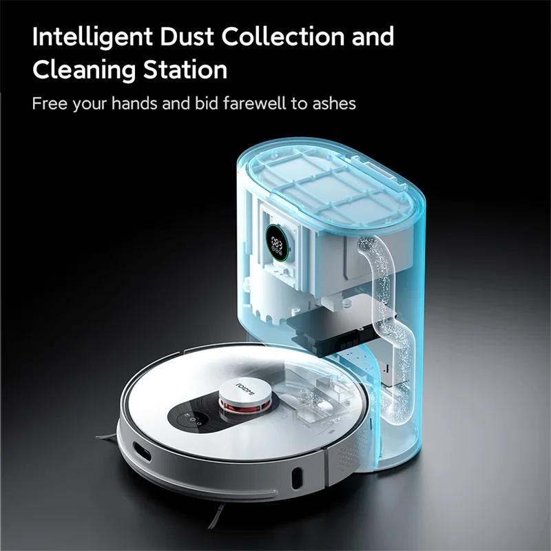 

ROIDMI EVE Plus Dust Collection Robot Vacuum Cleaner Support Google Assistant Alexa Mi Home APP Control Mop Cleaner Smart Home