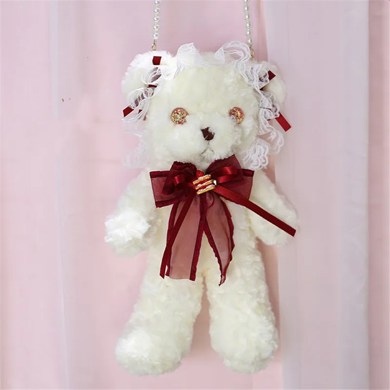 

Lolita Bags Bear Bags Bows JK Cute Lolita Bags With Chain