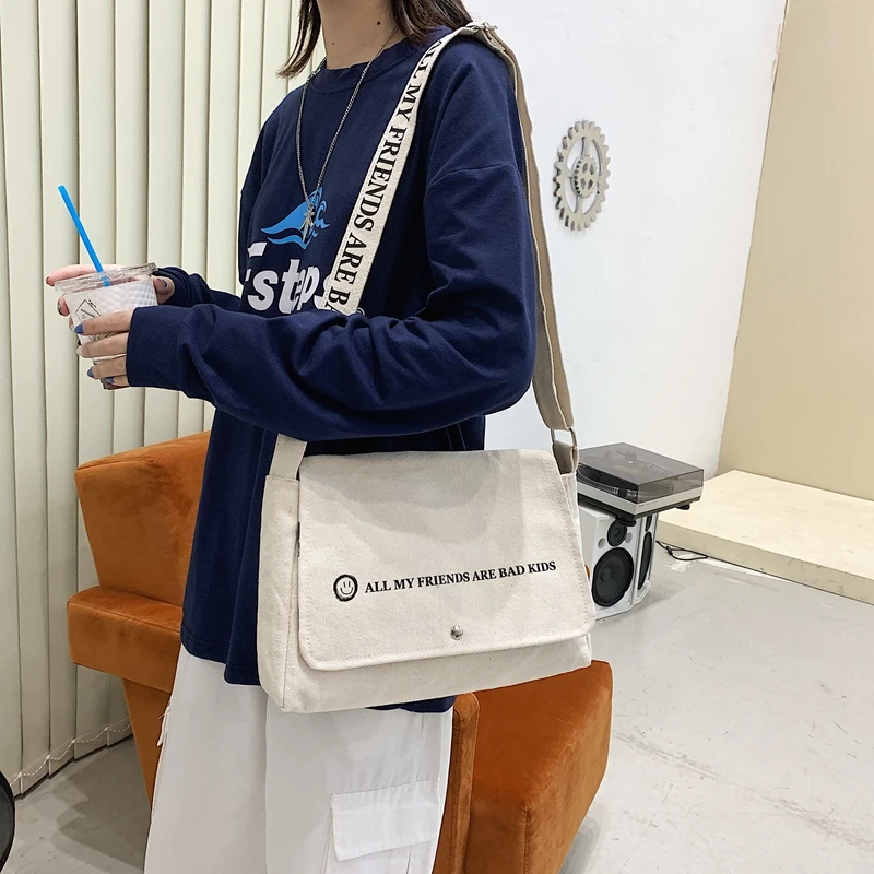 Светильник Кая Холщовая Сумка унисекс высококачественная повседневная сумка