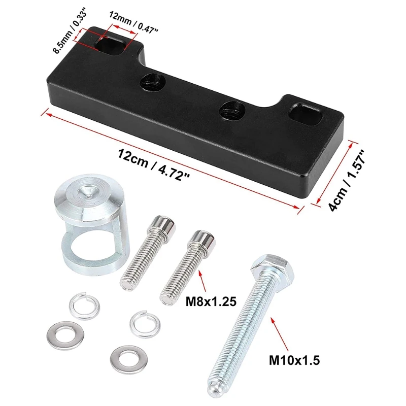 

9 Pcs Auto Compression Clamp Tool Service Kit Includes Piston Spring Compressor Body Tool Retainer Bolt Washer