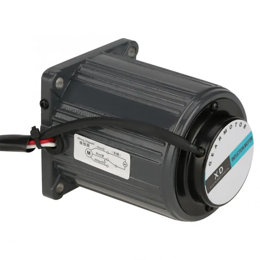 220V AC 15W мотор-редуктор CW/CCW большой момент силы низкая скорость металлический мотор-редуктор