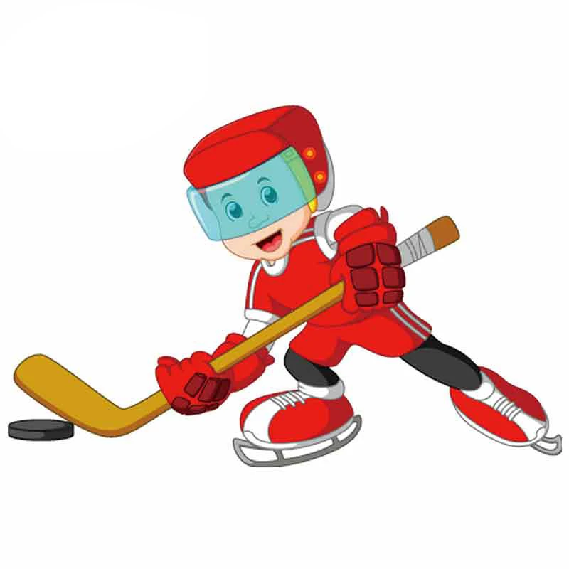 

Наклейки на автомобиль с героями мультфильмов, мальчиками, хоккейными плеерами, водонепроницаемые Стильные наклейки для велосипеда, ноутб...