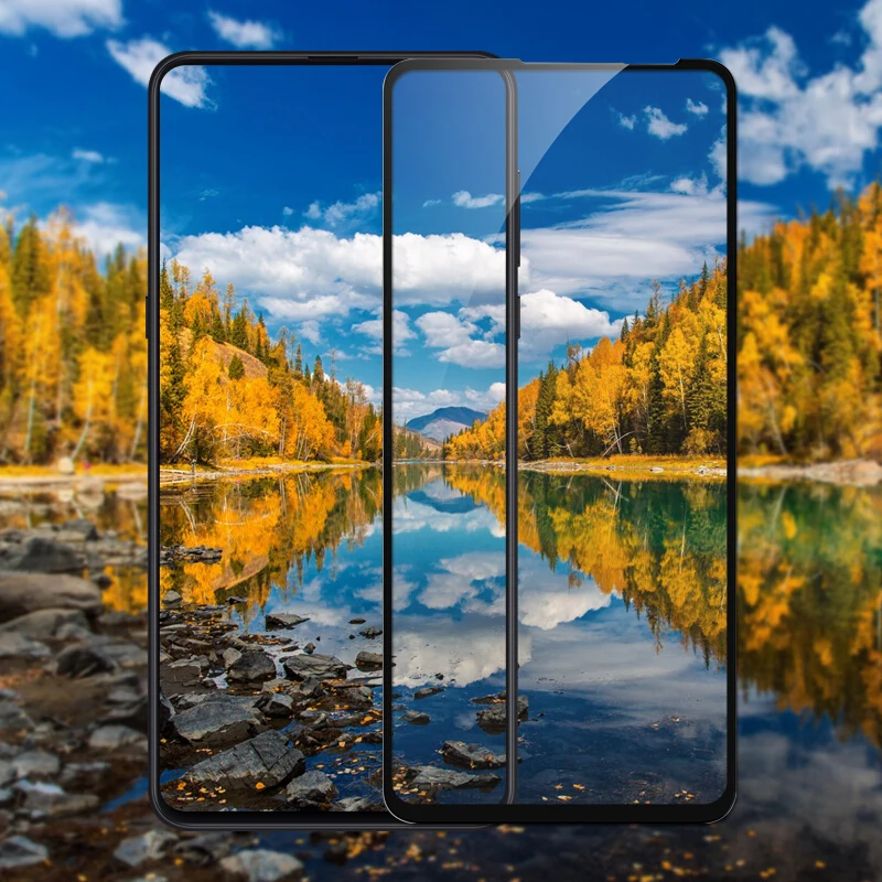 

Screen Protector Tempered Glass For Motorola Moto One Power Action Hyper Zoom Macro Vision Fusion Plus Clear Glass Full Cover
